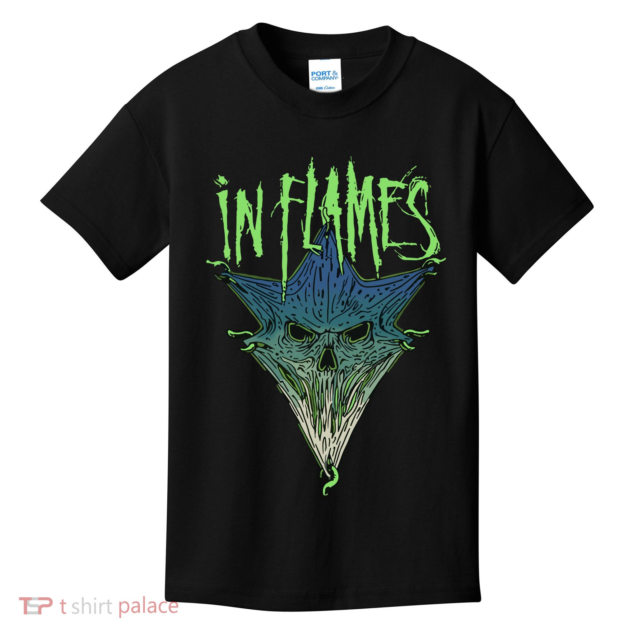 In Flames Pierced Jester Kids T-Shirt