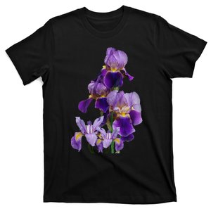 Irises Flower Plant Gardening Gardener Lover Tennessee T-Shirt