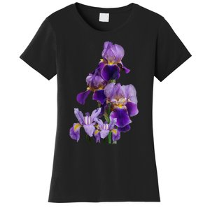 Irises Flower Plant Gardening Gardener Lover Tennessee Women's T-Shirt