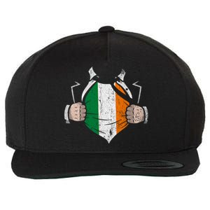 Irish Flag Proud Irish Irish Roots Ireland Gift Wool Snapback Cap