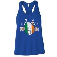 Irish Flag Proud Irish Irish Roots Ireland Gift Women's Racerback Tank