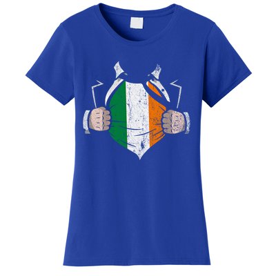 Irish Flag Proud Irish Irish Roots Ireland Gift Women's T-Shirt