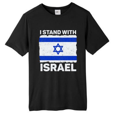 Israel Flag Patriotic Israel I Stand With Israel Tall Fusion ChromaSoft Performance T-Shirt