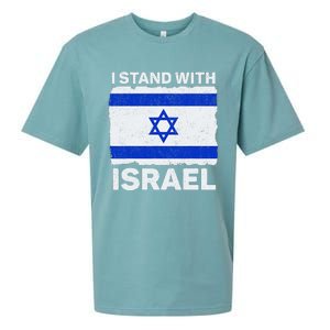 Israel Flag Patriotic Israel I Stand With Israel Sueded Cloud Jersey T-Shirt