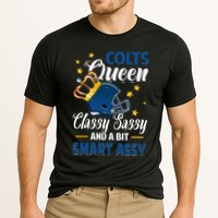 Indianapolis Football Queen Classy Sassy And A Bit Smart Assy Cooling Performance Crew T-Shirt