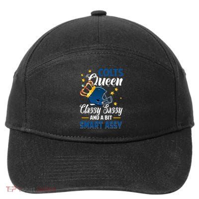 Indianapolis Football Queen Classy Sassy And A Bit Smart Assy 7-Panel Snapback Hat
