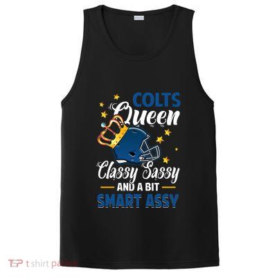 Indianapolis Football Queen Classy Sassy And A Bit Smart Assy PosiCharge Competitor Tank