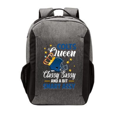 Indianapolis Football Queen Classy Sassy And A Bit Smart Assy Vector Backpack