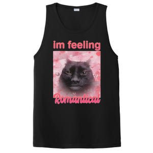 IM Feeling Romantical Funny Silly Staring Cat Meme PosiCharge Competitor Tank