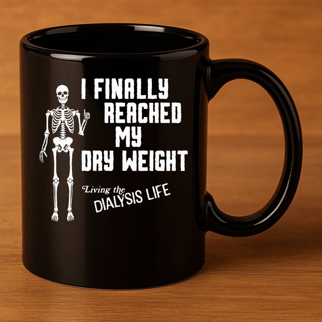 I Finally Reached My Dry Weight Funny Dialysis Patient 11oz C Handle Ceramic Mug