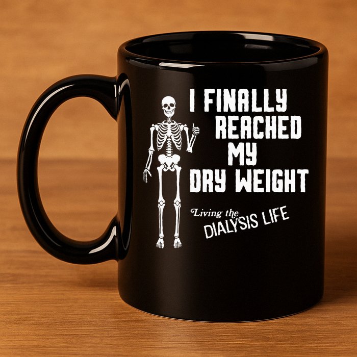 I Finally Reached My Dry Weight Funny Dialysis Patient 11oz C Handle Ceramic Mug