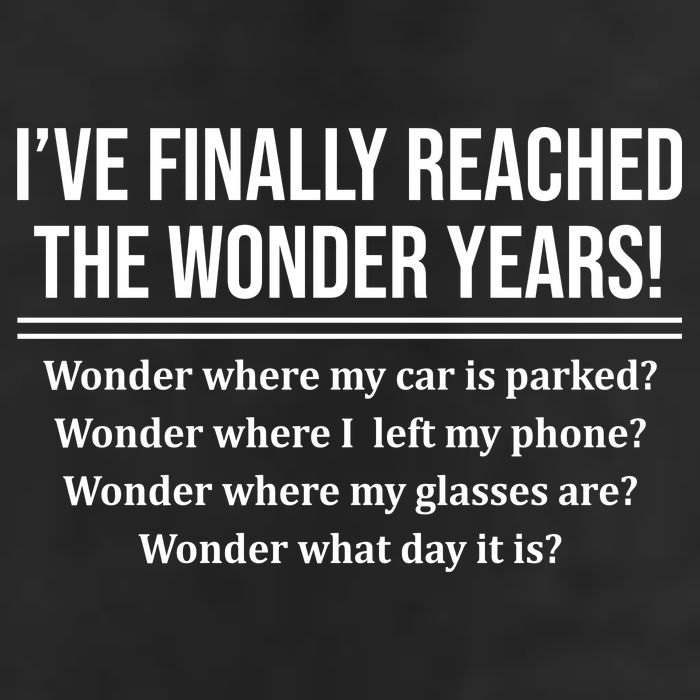 Ive Finally Reached The Wonder Years Funny 7 Panel Mesh Trucker Snapback Hat