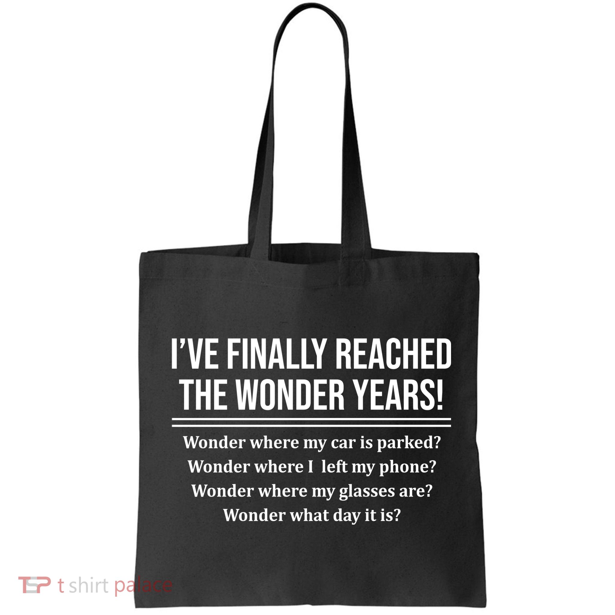 Ive Finally Reached The Wonder Years Funny Bag