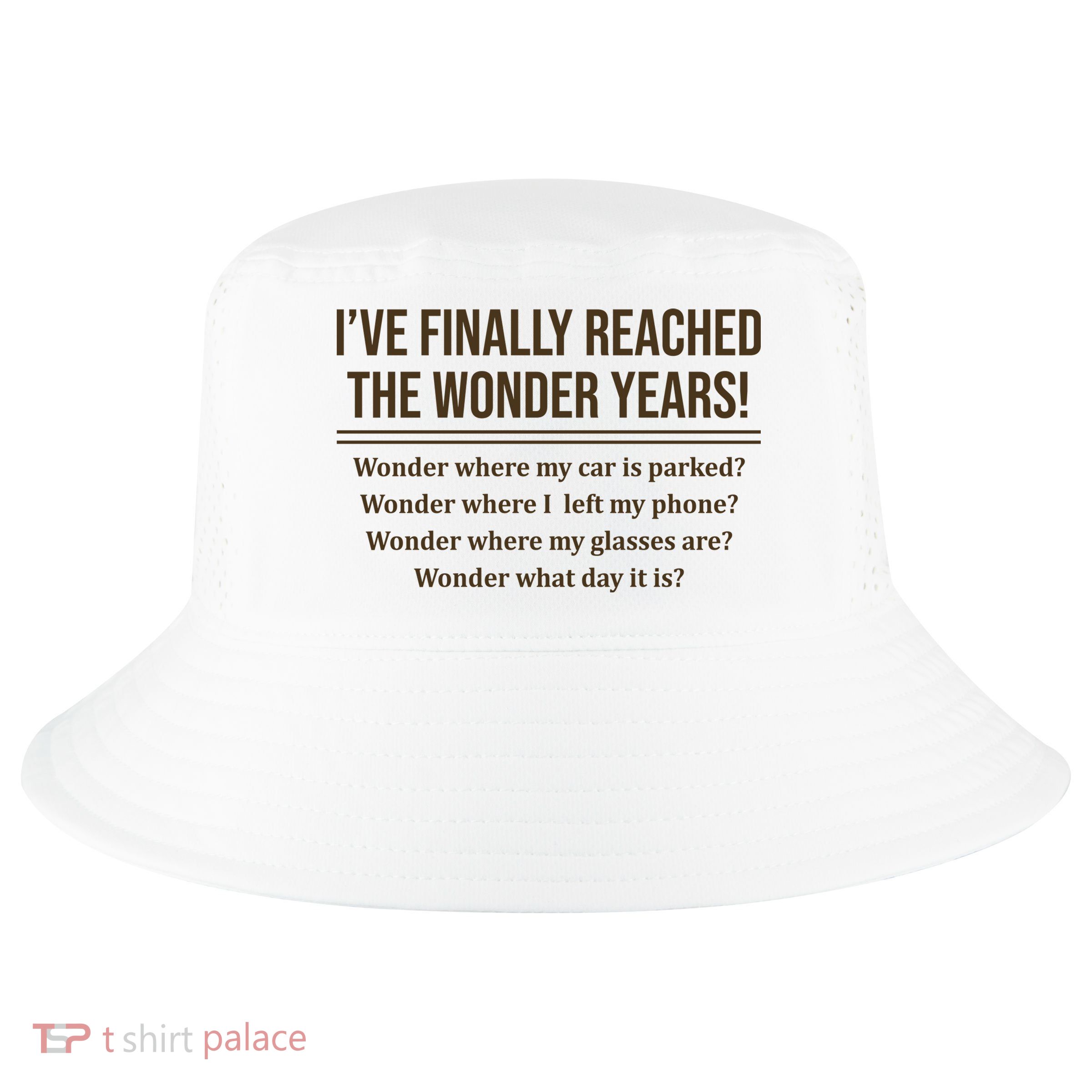 Ive Finally Reached The Wonder Years Funny Cool Comfort Performance Bucket Hat