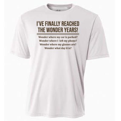 Ive Finally Reached The Wonder Years Funny Cooling Performance Crew T-Shirt