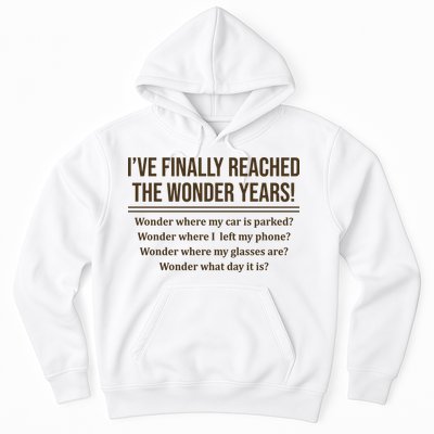 Ive Finally Reached The Wonder Years Funny Hoodie