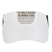Ive Finally Reached The Wonder Years Funny Adult Drive Performance Visor
