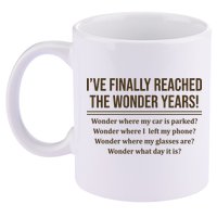 Ive Finally Reached The Wonder Years Funny 11oz C Handle Ceramic Mug