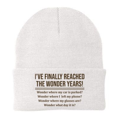 Ive Finally Reached The Wonder Years Funny Beanie