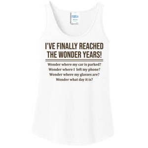 Ive Finally Reached The Wonder Years Funny Ladies Essential Tank