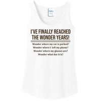 Ive Finally Reached The Wonder Years Funny Ladies Essential Tank