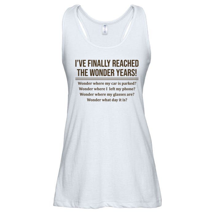 Ive Finally Reached The Wonder Years Funny Ladies Essential Flowy Tank