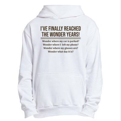 Ive Finally Reached The Wonder Years Funny Urban Pullover Hoodie