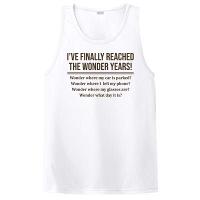 Ive Finally Reached The Wonder Years Funny PosiCharge Competitor Tank