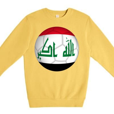 Iraqi Futbol Soccer Team Premium Crewneck Sweatshirt