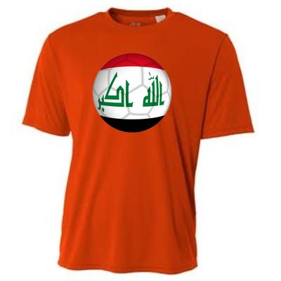 Iraqi Futbol Soccer Team Cooling Performance Crew T-Shirt