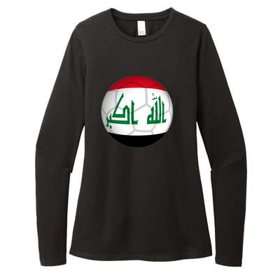 Iraqi Futbol Soccer Team Womens CVC Long Sleeve Shirt