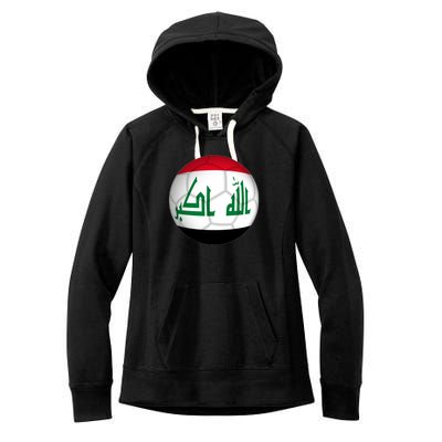 Iraqi Futbol Soccer Team Women's Fleece Hoodie