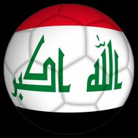 Iraqi Futbol Soccer Team Flatbill Hat