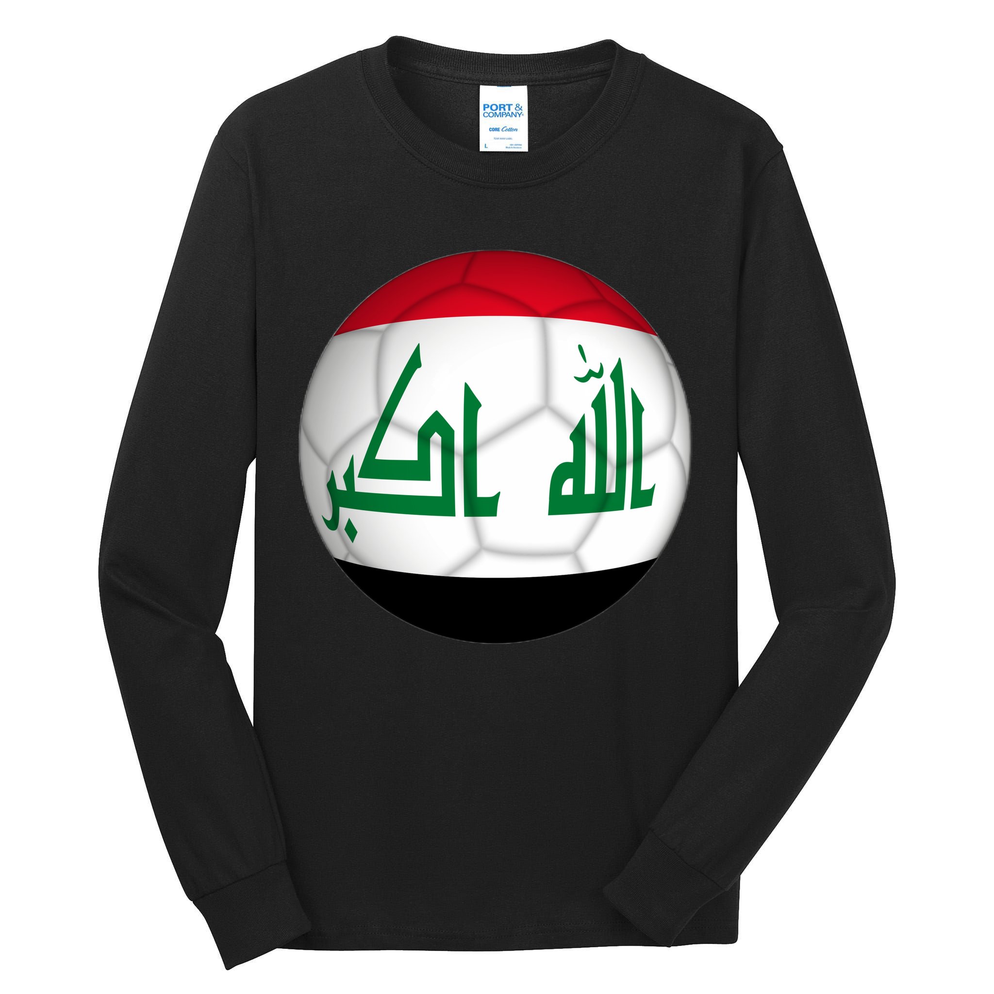 Iraqi Futbol Soccer Team Tall Long Sleeve T-Shirt