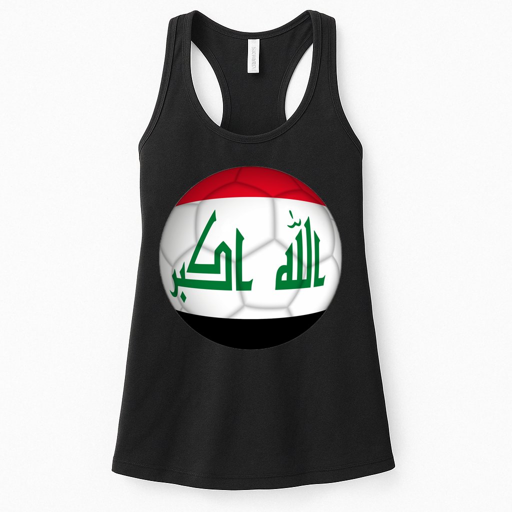 Iraqi Futbol Soccer Team Womens Tank Top