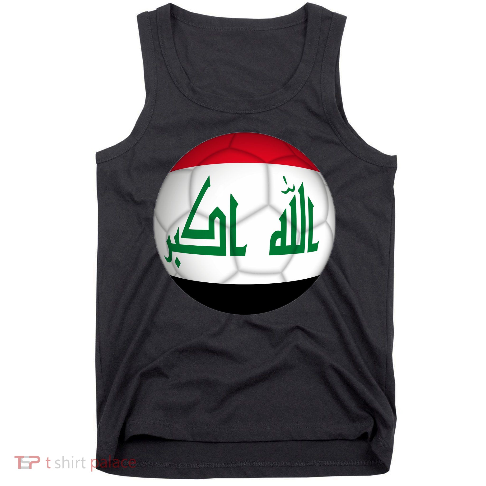 Iraqi Futbol Soccer Team Tank Top