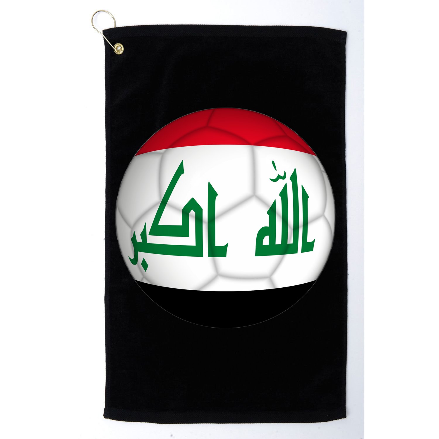 Iraqi Futbol Soccer Team Golf Towel