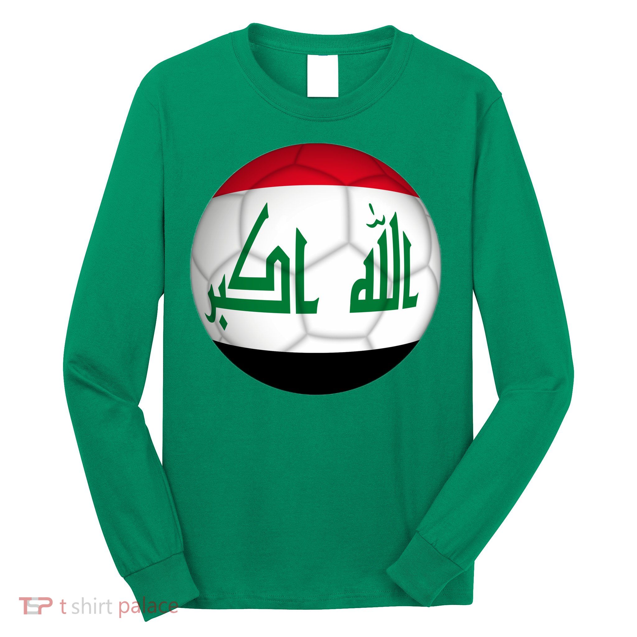Iraqi Futbol Soccer Team Long Sleeve Shirt