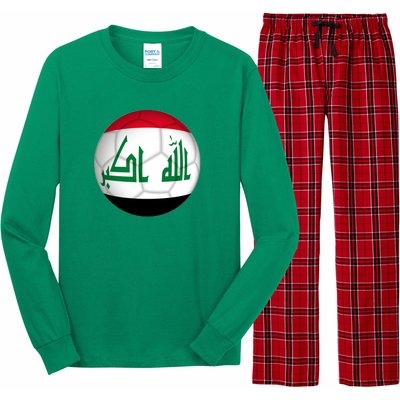 Iraqi Futbol Soccer Team Long Sleeve Pajama Set