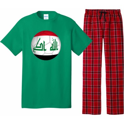 Iraqi Futbol Soccer Team Pajama Set