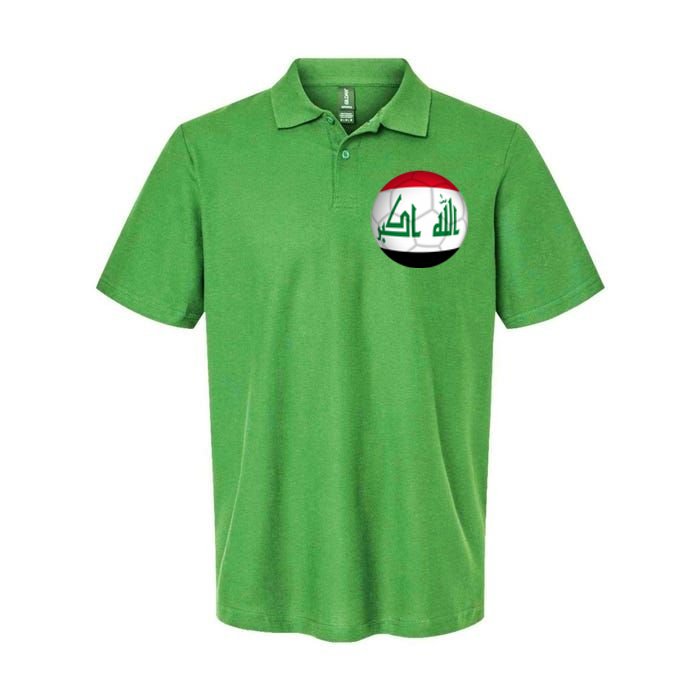 Iraqi Futbol Soccer Team Softstyle Adult Sport Polo