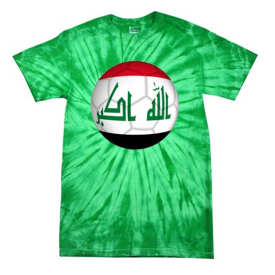 Iraqi Futbol Soccer Team Tie-Dye T-Shirt