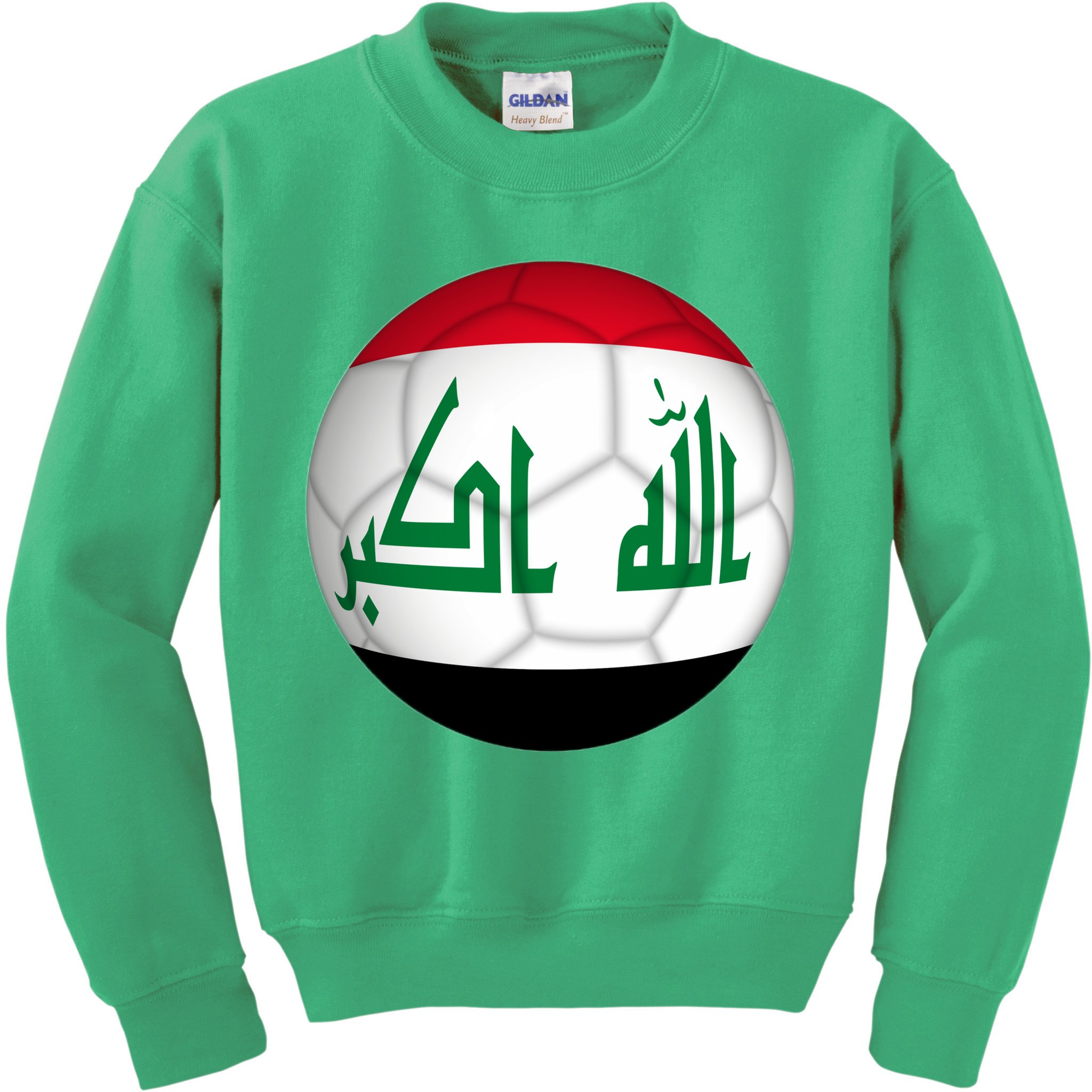 Iraqi Futbol Soccer Team Kids Sweatshirt