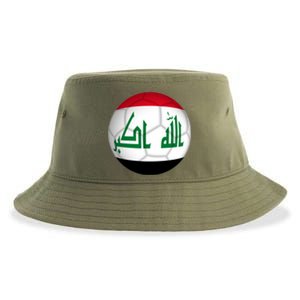 Iraqi Futbol Soccer Team Sustainable Bucket Hat