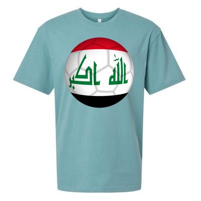 Iraqi Futbol Soccer Team Sueded Cloud Jersey T-Shirt