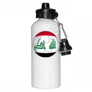 Iraqi Futbol Soccer Team Aluminum Water Bottle