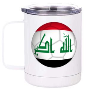 Iraqi Futbol Soccer Team 12 oz Stainless Steel Tumbler Cup