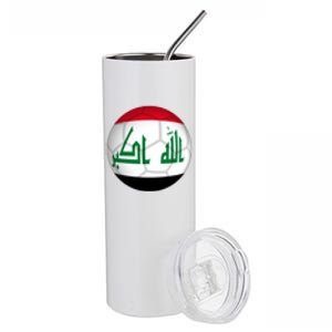 Iraqi Futbol Soccer Team Stainless Steel Tumbler