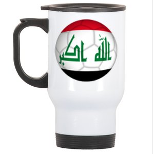 Iraqi Futbol Soccer Team Stainless Steel Travel Mug