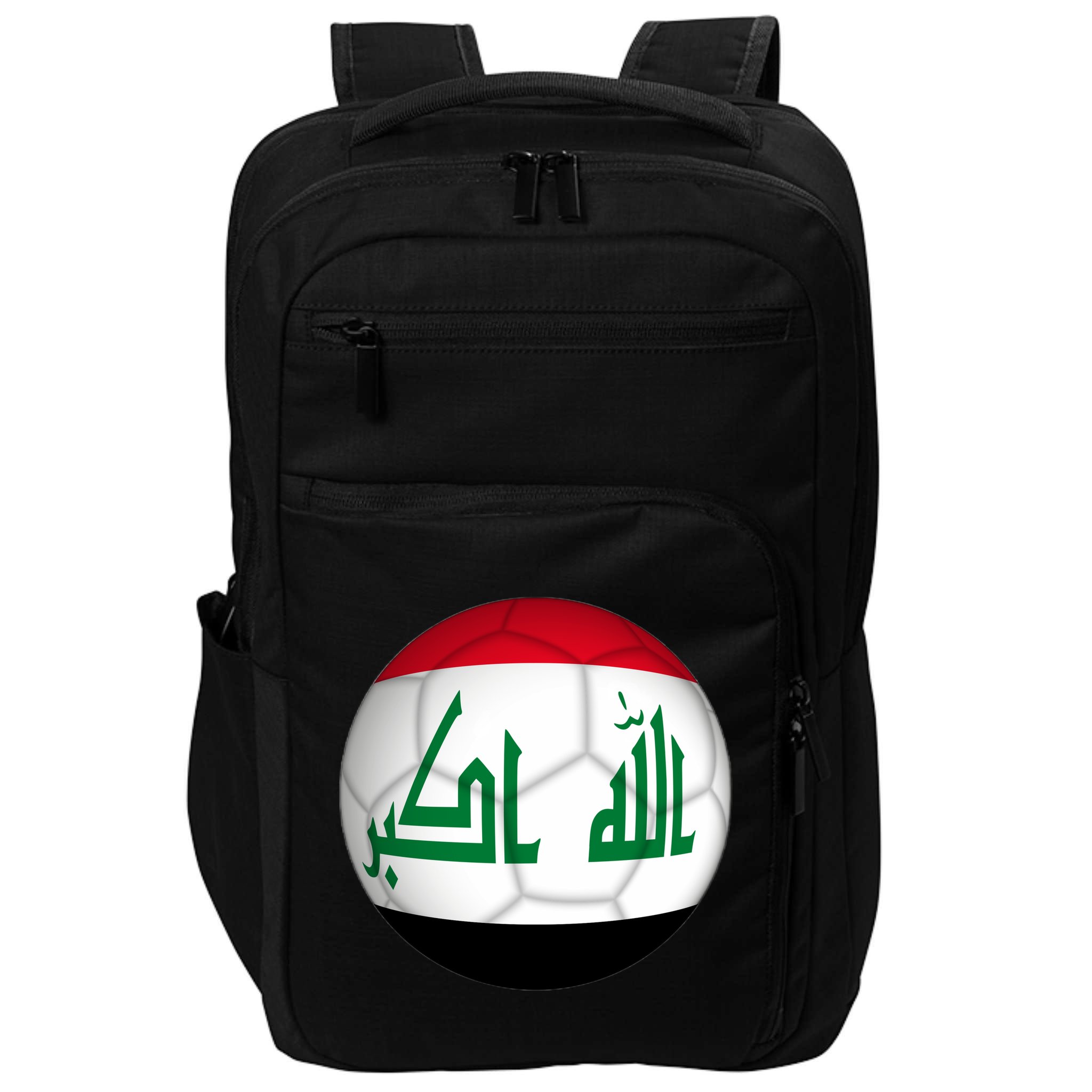 Iraqi Futbol Soccer Team Front And Back Impact Tech Backpack